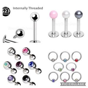 Selling professional piercing jewelry bundle of 50+.